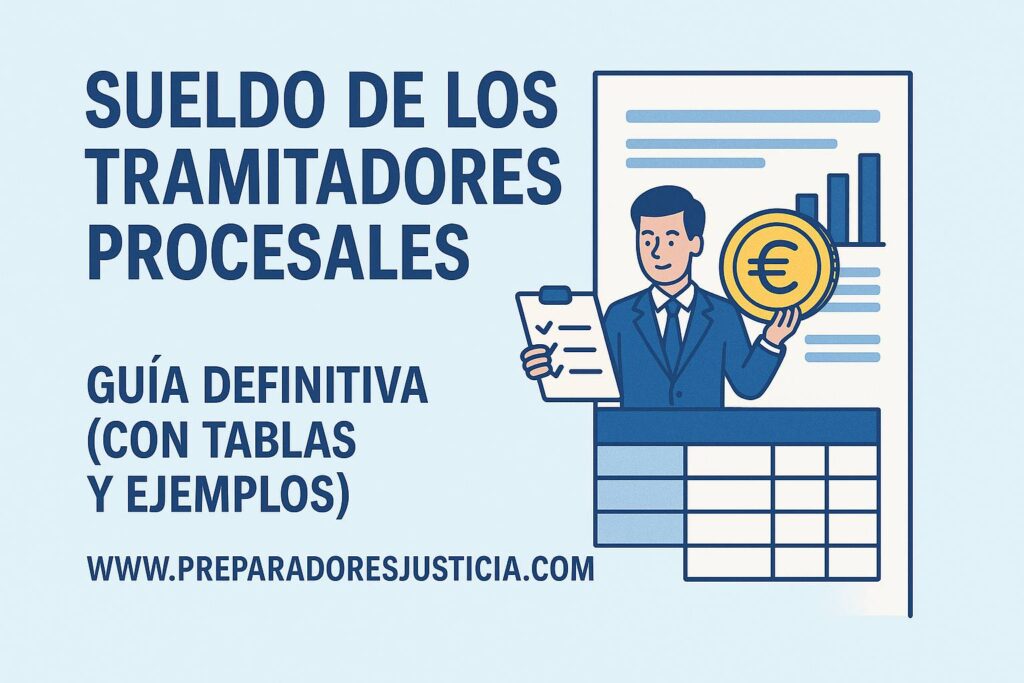 sueldo tramitador procesal